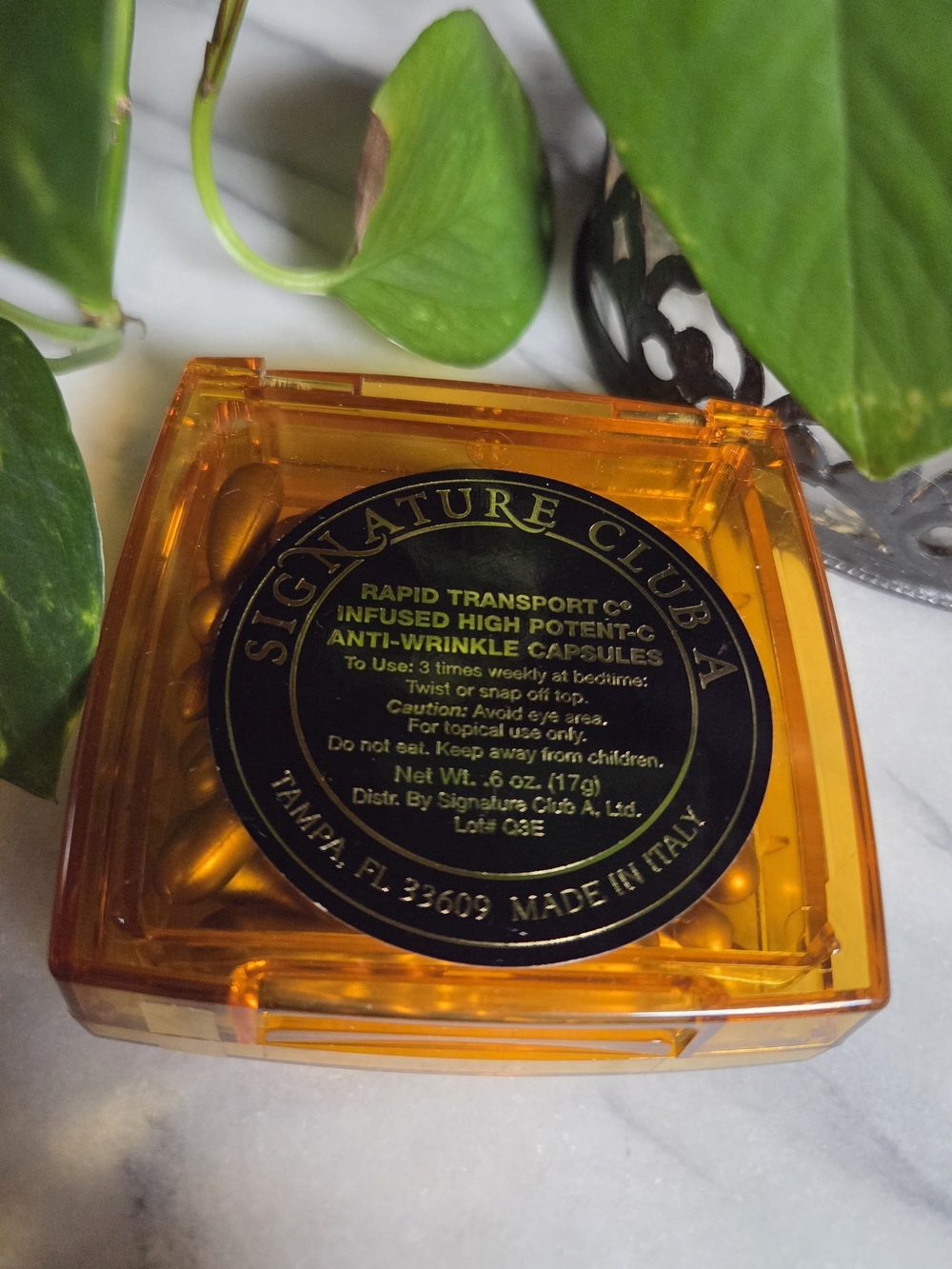 Signature Club A Rapid Tansport C Anti-Wrinkle Capsules .6 Oz
